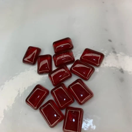 Maroon(High Quality Plastic Stone)-12Pcs