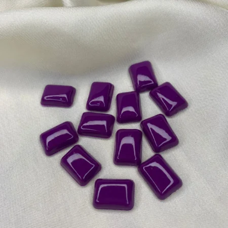 Purple (High Quality Plastic Stone)-12Pcs