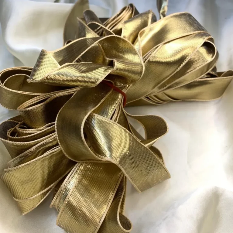 Golden Matte Ribbon-1 inch width (7Gaze)
