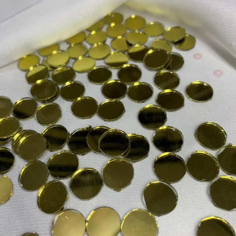 Golden Round Mirror-11mm (25G)