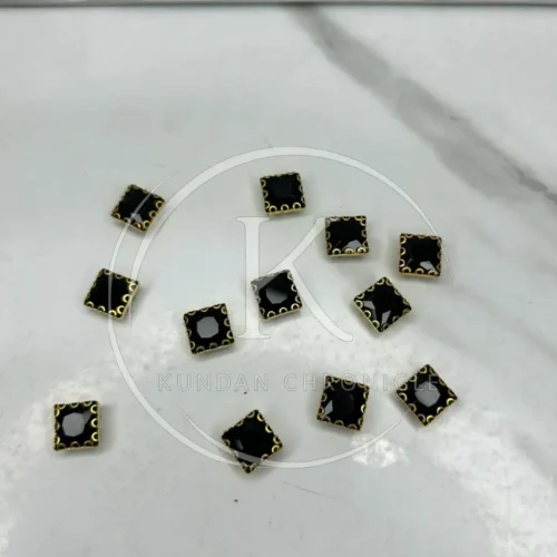 Black Square-Stone Small (12Pcs)