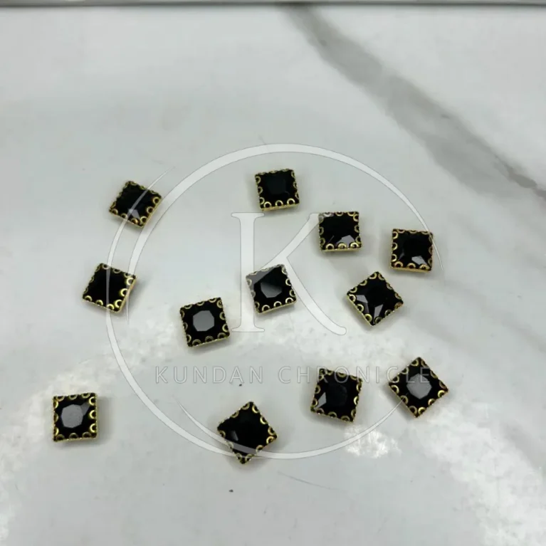 Black Square-Stone Small (12Pcs)