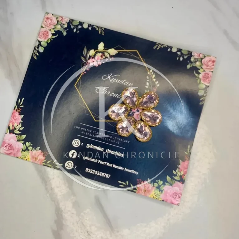 Baby Pink Tear-Drop Stone(6Pcs)