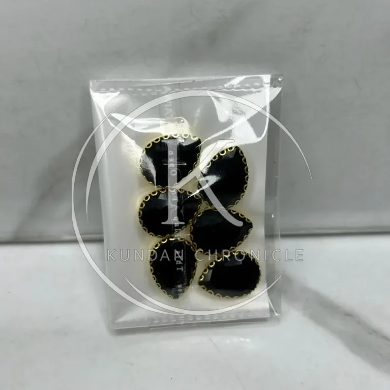 Black Tear-Drop Stone(6Pcs)