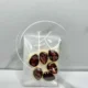 Burgundy Tear-Drop Stone(6Pcs)
