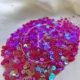 Reddish Pink Matte Sequins (Small)-10G