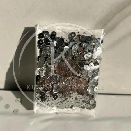 Silver Flat Sequins (Small)-10G
