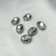 Medium Oval Silver-Silver Base (6Pcs)