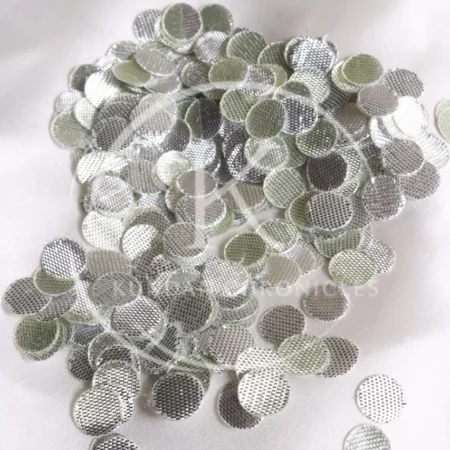 Applique Gotta Silver Round-5G